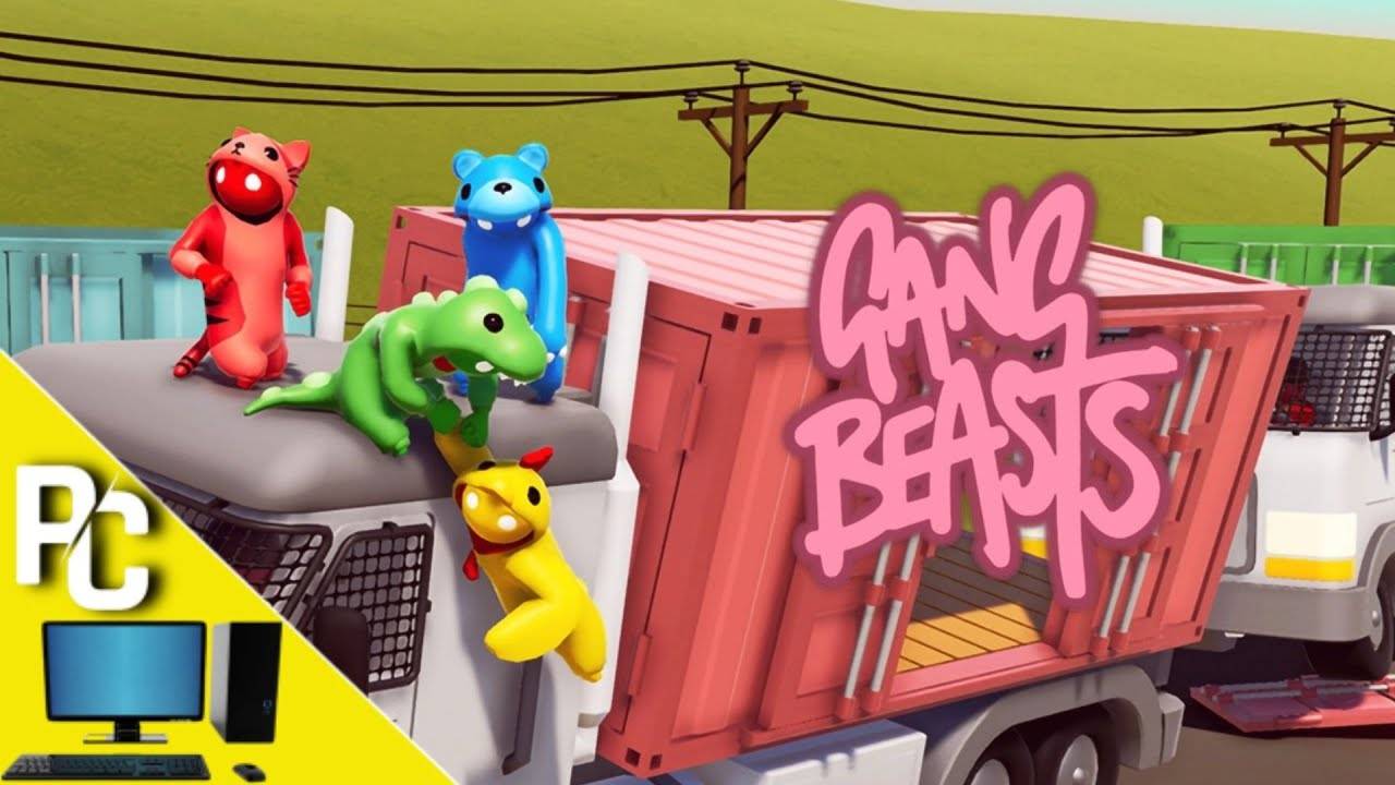 Gang Beasts _ #1 _ Белка, Monster и Перчик