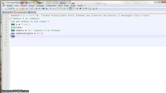 Javascript - lezione base 2