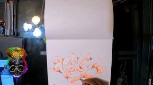 Graffiti black book sketch ball point pen (gel) edition