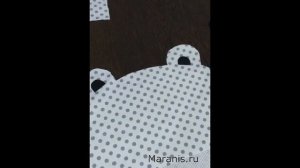 Подушка мишка своими руками. Выкройка под видео. Подушка бортик мишка в кроватку новорожденного.