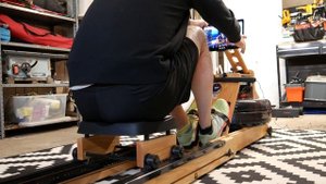 Merach 950 Dual Resistance Wood Rower testing