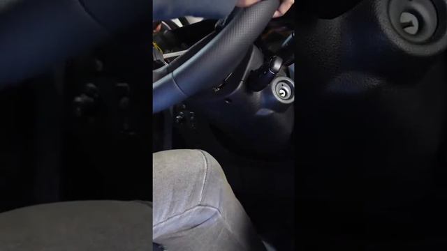 Installation of the newly leather clad steering wheel #berlingo #citroen #steeringwheel