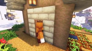 Playing Minecraft as a Furry Fox Girl