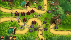 Kingdom Rush VENGEANCE сложность Veteran mission 13 кампания (campaign) Застава в Сребролесье