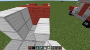 Пожарная машина в майнкрафт.