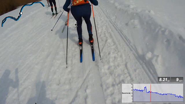 Югорский лыжный марафон «UGRA SKI», классика, 50км, от первого лица смотреть онлайн