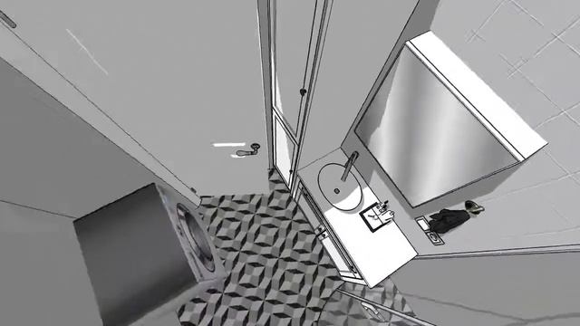 Анимация проекта "С нами будет жить моя мама" или "2 smart-квартиры" от Belopolskaya interior desig смотреть онлайн