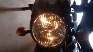 Bajaj Boxer демонстрация переделки схемы освещения.