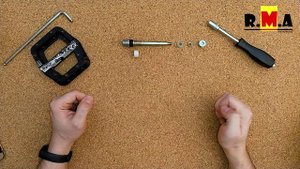 MTB/BMX педали от ENLEE - с пластиковой платформой (nylon foot pedals for bicycle)