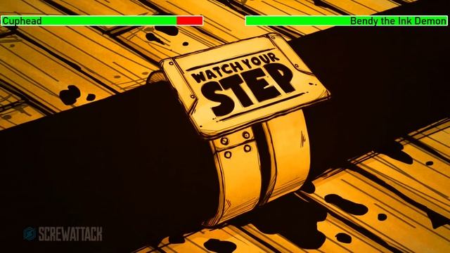Cuphead vs. Bendy with healthbars смотреть онлайн
