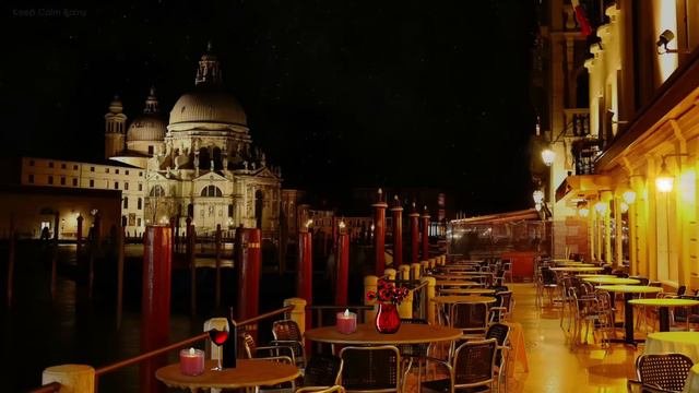 Romantic Dinner At Restaurant In Venice - Italian Restaurant Ambience With Jazz Music, Saxophone