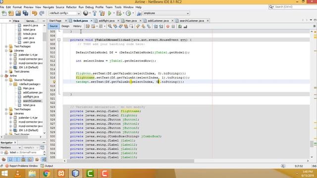 Airline Ticket Reservation System in Java Part 9 смотреть онлайн