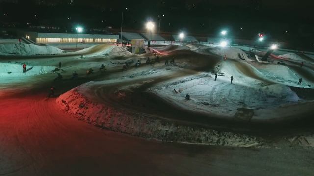 Nightly Motocross ночной мотокросс в Крылатском