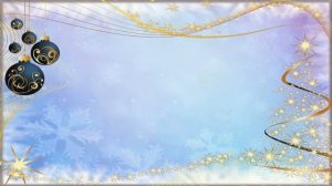 Футаж рамка новогодняя