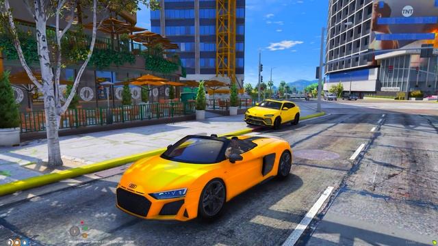 РЕАЛЬНАЯ ЖИЗНЬ В GTA 5 - ПОДАРИЛ ГАРВИНУ AUDI R8 НА ДЕНЬ РОЖДЕНИЯ! БМВ ПРОТИВ АУДИ! ?ВОТЕР