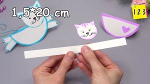 Cute Paper CAT | Moving paper toys