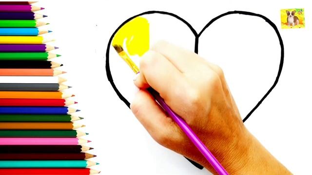 Как нарисовать СЕРДЕЧКО Простые рисунки СЕРДЕЧКО#милыерисунки смотреть онлайн