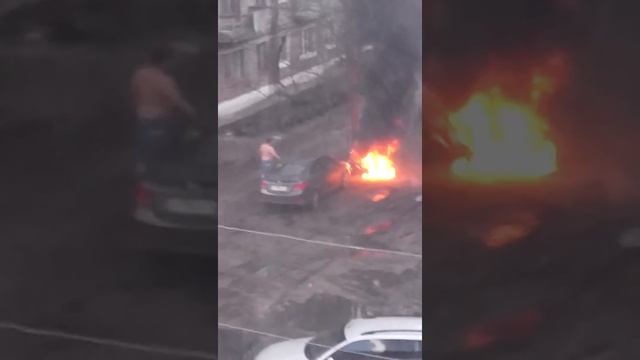 Сожгли скутер