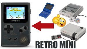 Портативная приставочка Retro mini  после моей прошивки!