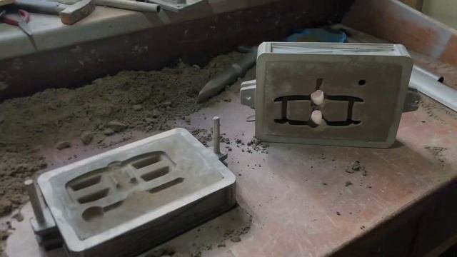 Литье бронзы в землю.