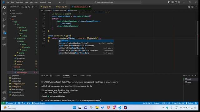 Next.js 13 Tutorial #50 || Mastering State management with React Query