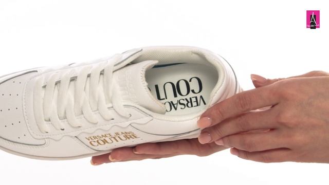 3258377 Видеообзор I Женские кеды VERSACE JEANS COUTURE 74VA3SJ3 смотреть онлайн