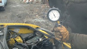 Рено Кангу  Kangoo  1,9  , замер компрессии , проверка свечей.