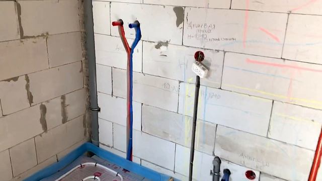 Обзор монтажа отопления и водоснабжения в доме из газобетона