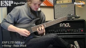 ESP LTD MH-417 Satin Black 7-String Guitar Demo - Sam Bell @ PMT