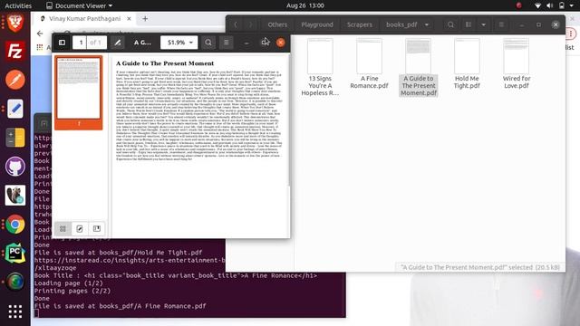 Book Name Description Scraper POC | Automation Expert | #Selenium | Python | Vinnyhere
