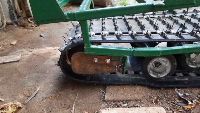 Самодельный снегоход