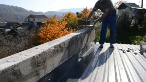 Примыкание крыши к стене. Парапет. Wasburg hand made lives