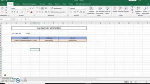 FACTURA EN EXCEL