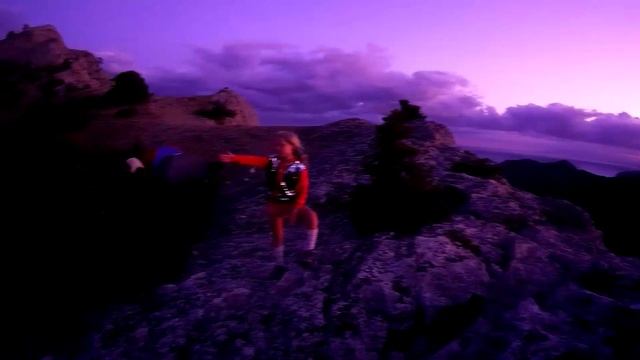 Ночь на горе Сокол, восхитительный рассвет в Судаке (Крым) смотреть онлайн