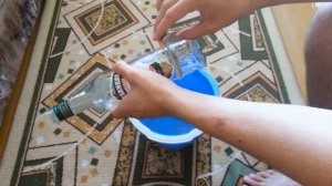 Как разрезать бутылку ниткой?