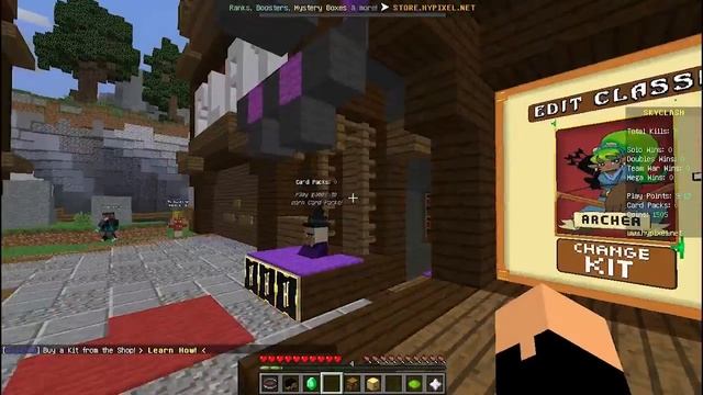 Обзор Hypixel - мини игры и куча всего ....