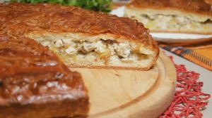 🍕КУРНИК !!! Любимый ПИРОГ моего мужа! Невероятное тесто  без дрожжей! ГОТОВЛЮ НА ПРАЗДНИК.