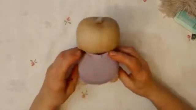 1. Интерьерная кукла.Процесс создания Куклы.Кукла из капрона.Muñeca estilo sof 1ч