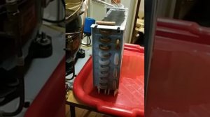 Оттайки горячим газом.