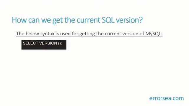 MySQL Interview Questions and Answers for Experienced