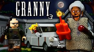 LEGO Мультфильм Granny 3 - Часть 2 / Horror game Гренни / ЛЕГО Stop Motion, Animation [4K]