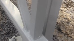 Откатные ворота и ограждение на склоне