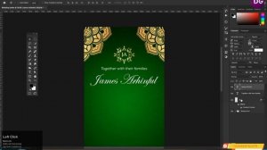 Creative Wedding Invitation Card Design with Photoshop