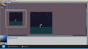 TINY TELESCOPE PIXEL ART IN ASEPRITE | Pixel Art Timelapse