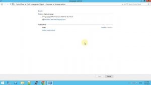Как сменить язык Интерфейса в Windows Server 2012