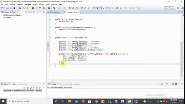 Builder Design Pattern in Hindi | Creational Design Pattern in Hindi
