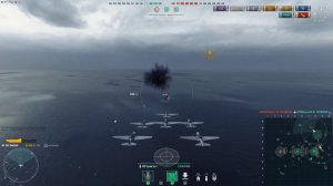 World of Warships Авианосец Чкалов прем 8ур