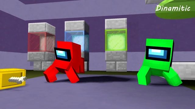 Among Us Dance - Minecraft Animation смотреть онлайн