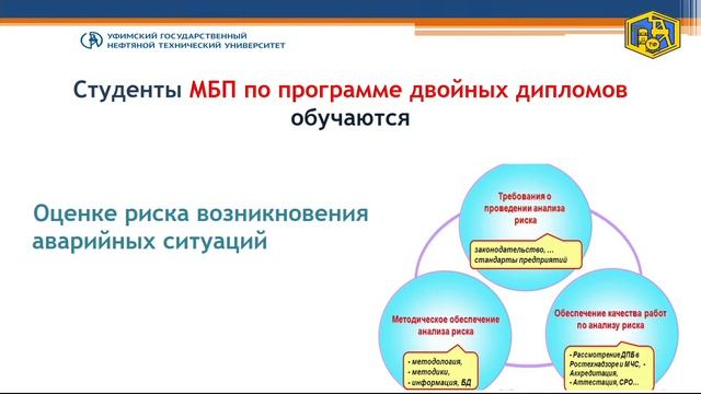 Презентация магистерской программы двойных дипломов Технологического факультета УГНТУ смотреть онлайн