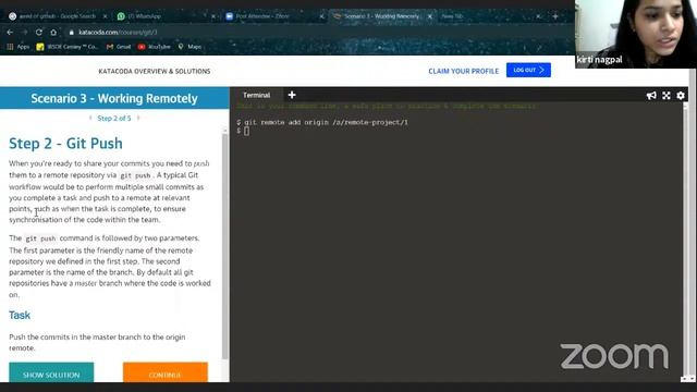 Working Remotely with Git смотреть онлайн